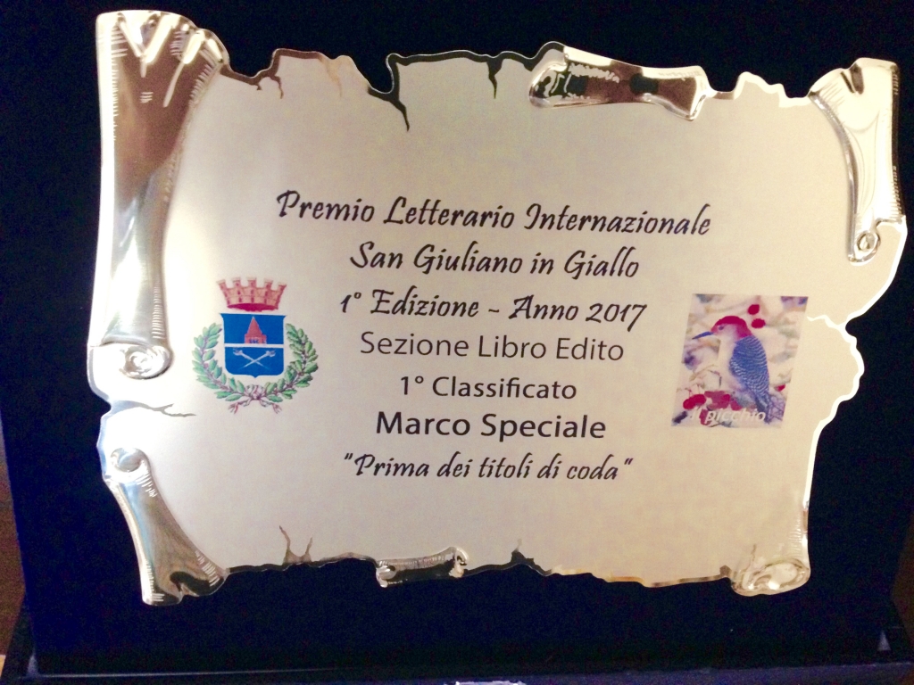 Marco Speciale vince il San Giuliano in Giallo!!!
